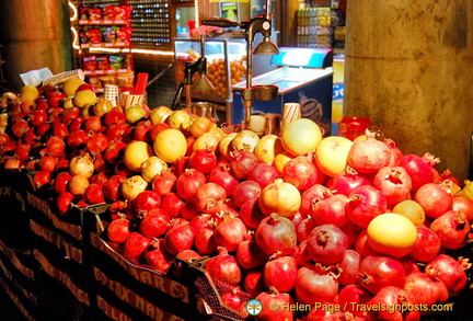 Fruit for sale at the Cistern Cafe