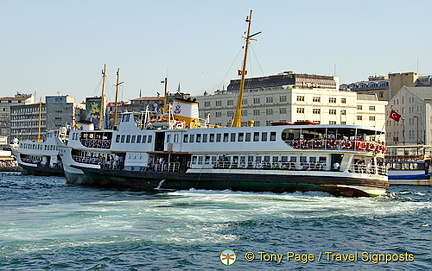 The Waterfront and Galata Bridge, Istanbul, Turkey