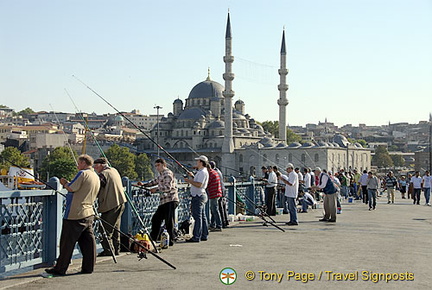 The Waterfront and Galata Bridge, Istanbul, Turkey