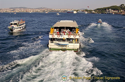 Waterfront and Galata Bridge, Golden Horn, Istanbul, Turkey