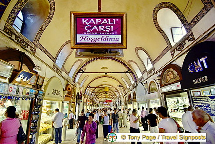 The Grand Bazaar, Istanbul, Turkey