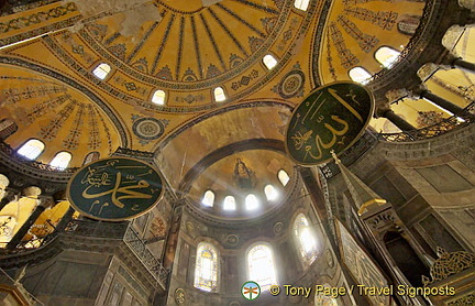 Inside Hagia Sophia