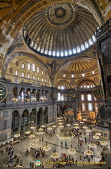 Inside Hagia Sophia