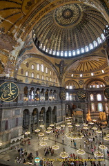 Inside Hagia Sophia