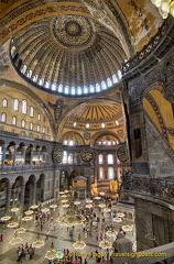 Inside Hagia Sophia