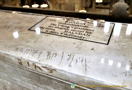 Viking inscriptions in Hagia Sophia