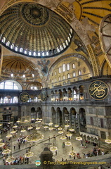 Inside Hagia Sophia