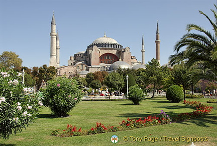 Around Sultan Ahmet, the Blue Mosque and Hagia Sofia, Istanbul, Turkey