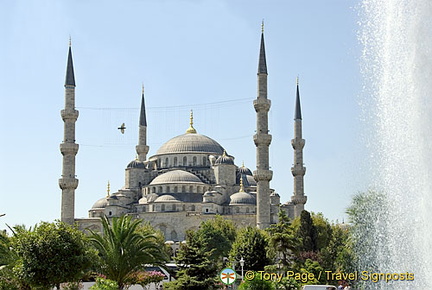 Around Sultan Ahmet, the Blue Mosque and Hagia Sofia, Istanbul, Turkey