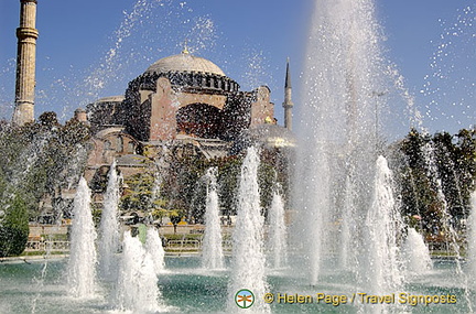 Around Sultan Ahmet, the Blue Mosque and Hagia Sofia, Istanbul, Turkey