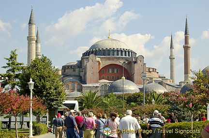 View of Hagia Sophia