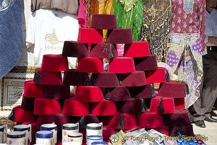 The traditional turkish hats