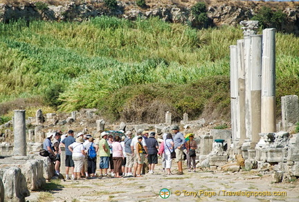 View towards the slope at Perge