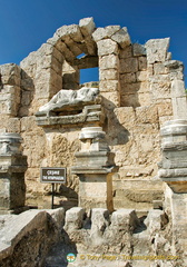 The Nymphaeum or water fountain