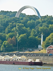 Arriving in Kyiv (Kiev) by river