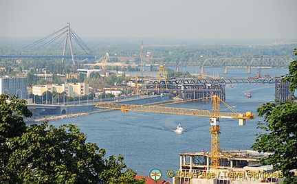 Funicular railway from the port to Kyiv (Kiev) city