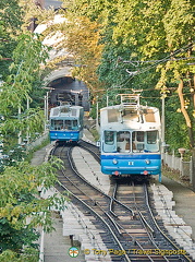 Funicular railway from the port to Kyiv (Kiev) city