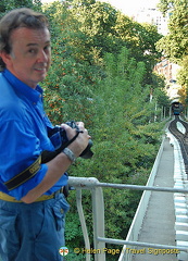 Funicular railway from the port to Kyiv (Kiev) city