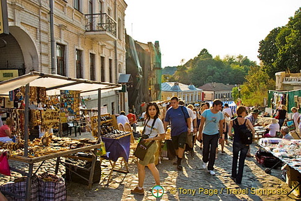 St Andrew's Descent and Flea Market, Kyiv (Kiev)