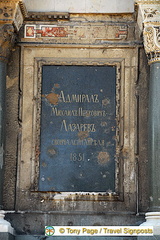 Tomb of Admiral Mikhail Lazarev at St Vladimir's Cathedral