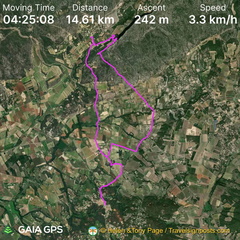 Hilltop Villages of Luberon Route Map