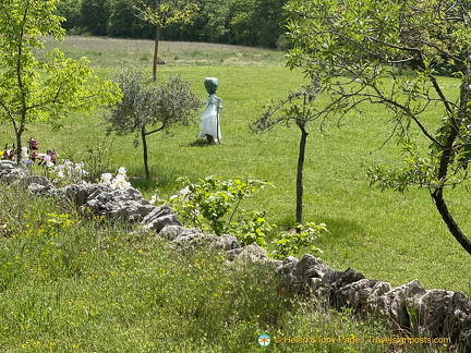 Scarecrow minding the crops