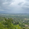 View back to Roussillon (1110 vierailua) Gordes - Hilltop Villages of Luberon - French Walking Holidays View back to Roussillon