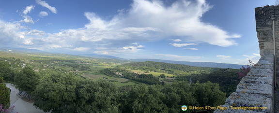 View of surrounding area from Gordes