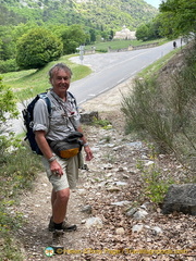 Glad to arrive at the Abbaye de Sénanque 