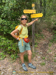 Signpost back to Gordes