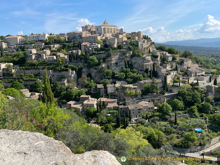 Iconic view of Gordes