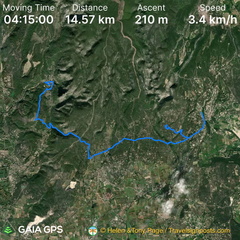 Gordes to Fontaine-de-Vaucluse route map