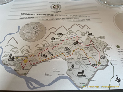 Conegliano Valdobbiadene map