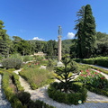 Miramare Castle Parterre (1116 besøk) Miramare Castle Parterre with the statue of Apollo in the centre Miramare Castle Parterre