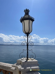 Miramare Castle garden light