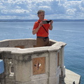 Castle turret (867 besøk) Tony has prime position Castle turret