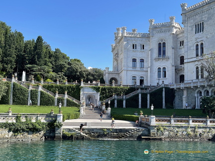 Castle view from the sea