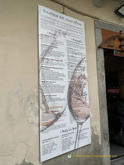 Enoteca del vino sfuso wine list