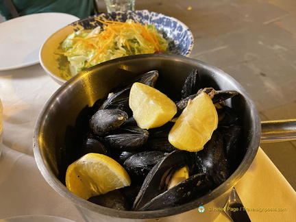 Cozze at Trattoria Caprese