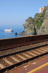 Manarola train track