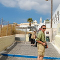 Photographer at work (907 visits) Shooting the magical scenes in Fira Photographer at work