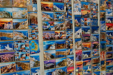 Beautiful Santorini postcards