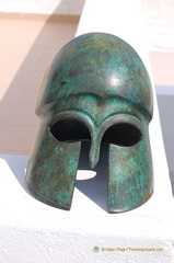 Ancient Greek helmet