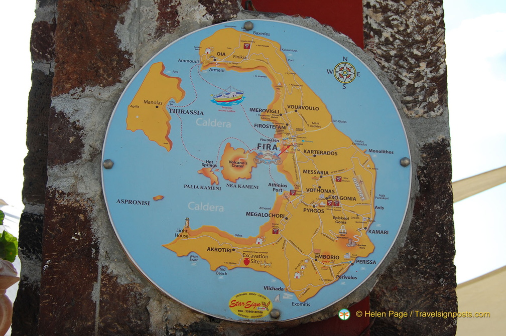 Santorini Map (741访问量) Santorini Map Santorini Map
