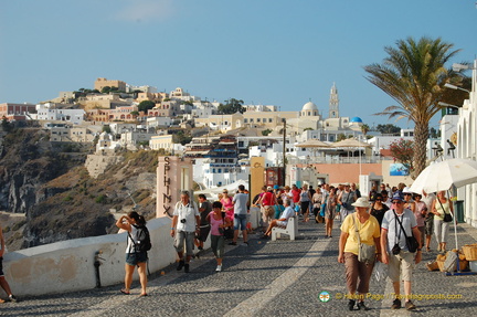 Fira - a tourist destination