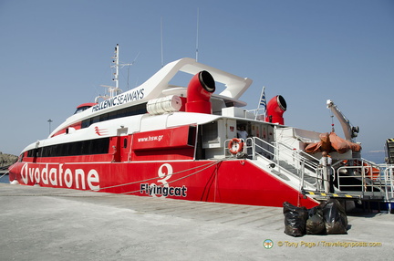 Hellenic Seaways at Santorini-Port