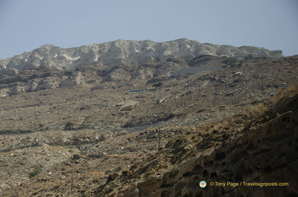 Road out of Santorini-Port 