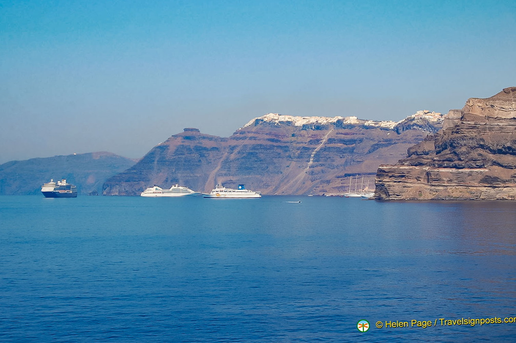 Santorini coastline