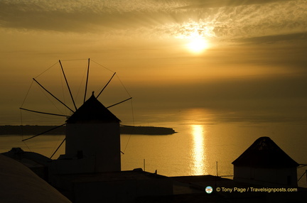 Beautiful Oia Sunset 