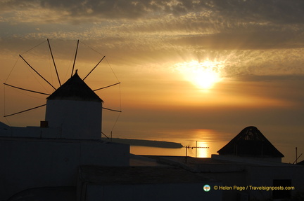 Beautiful Oia Sunset 